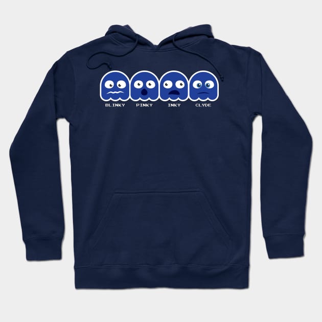 Pacman Ghosts Hoodie by Ryan